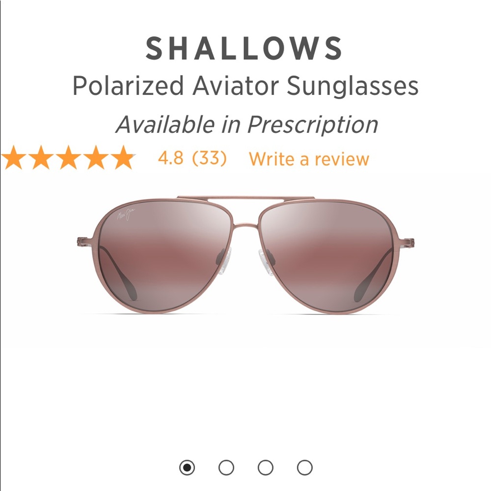 Never worn Maui Jim Aviators!